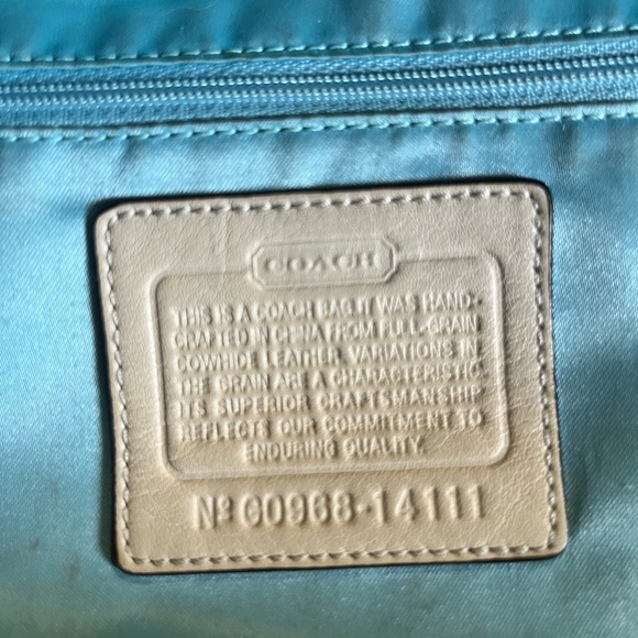 COACH pebbled leather Madison shoulder bag - Picture 12 of 12
